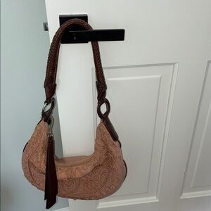 FLORI HOBO● Medium-sized women's shoulder bag made of Italian leather